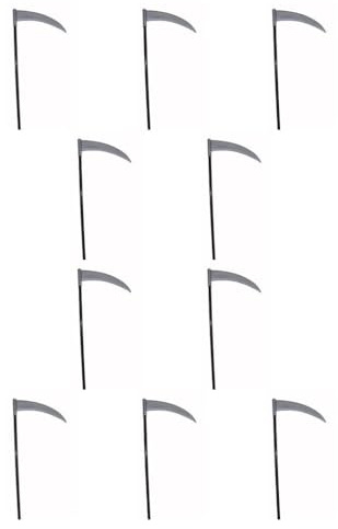 MXRGUMVI 10 Pcs Halloween Dressing Accessories Party Supplies Simulation Trident Axe Sickle Costume Prop Clothes Accessory Sickle