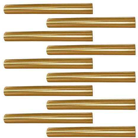 VALICLUD 10stücke Metallene Nagellackstiftkappen zum Staubschutz Kompatibel für Nagelzeichnungsstifte Organizer für Nageltisch Austauschbare Metallkappen für Manikürezubehör