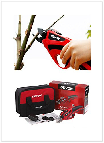 Abaobao - Forbici da giardino, elettriche, senza fili, con batteria al Litio ricaricabile, taglia-rami, uva, olive, per potatura di bonsai, giardino, alberi, fiori