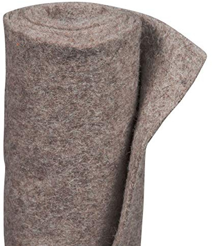 AFP Schafwollmatte Winterschutz Pflanzen, Stein, 50 x 150 cm/reines Naturmaterial/Stammschutz Bäume/Frostschutz Kübelpflanzen/Deko / 2 Jutesäckchen gratis