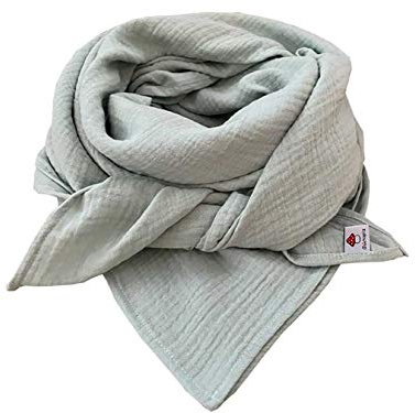 Glückspilz I Musselin Tuch Damen | Musselin Schal Damen | 130 x 130 cm | Schals & Tücher für Damen | Baumwolle | Musselintuch | XXL | PARENT