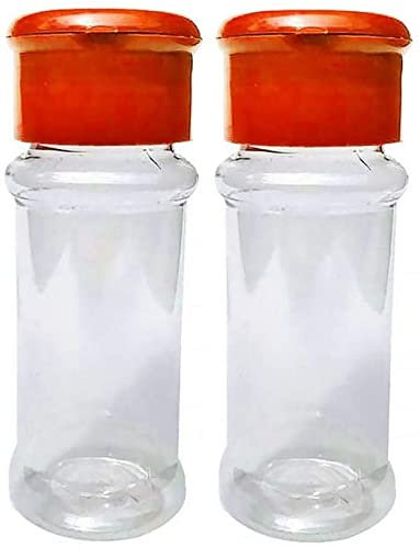 Seasoning Jar Plastic Clear Salt Pepper Shaker Vinegar Cruet BottlePot Kitchen Accessories 2pcs Nice and Fashion