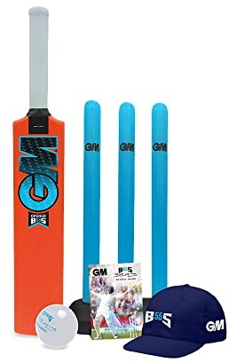 Gunn & Moore Unisex ungdom Ben Stokes Cricket Bat Stumps Set, Diamant, Ålder 4-8 år UK