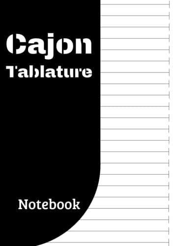 Cajon Tablature: 120 blank sheets for cajon composer