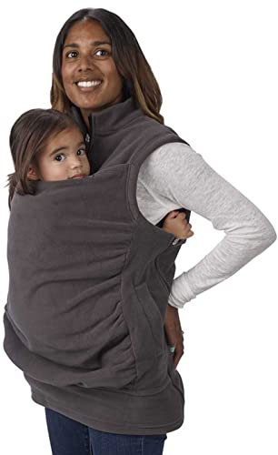 Kangourou Porte bébé, Multifonctionnel Hiver sans Manches Maternité Veste Polaire Kangourou Blouson