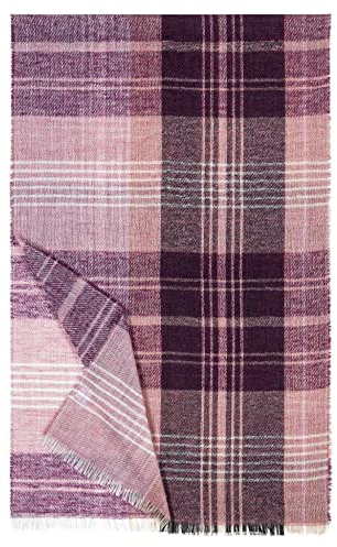 Roeckl Herren Glencheck 55x180 Schal, Multi Rose, Einheitsgröße