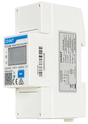 CHINT DDSU666 Single-Phase DIN35 mm Electronic Intelligent Energy Meter Electricity Meter 5(80) A Direct Connection without RS485/Modbus