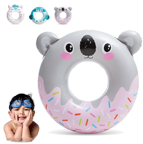 MORAINJAY Aufblasbare Schwimmreifen,Koala 76CM/30” Schwimmen Ring für Kinder 6-12,Schwimmreifen Für Das Schwimmbad,Sommer Wasser Spielzeuge,Schwimmkörper für Kinder