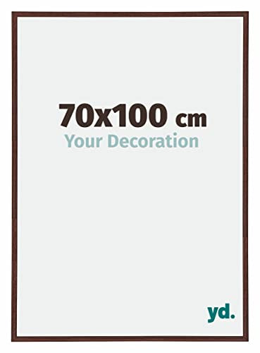 yd. Your Decoration - Puzzlerahmen 70x100 cm - Braun - Puzzlerahmen 1500-2000 Teile - Kunststoff Bilderrahmen - Annecy