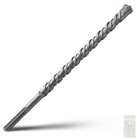 1-3/16 x 13 x 18 SDS Max Rotary Hammer Drill Bit, 30x460mm Masonry Bit | Carbide Tip Concrete Drill Bit for Masonry, Brick, Stone, Concrete