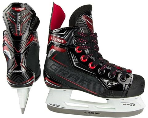 Graf G975 Schlittschuhe Bambini, Weite :R = Regular, Größe:Y13 = EUR 31 2/3