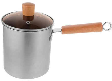 DECHOUS Friteuse Groß Haushalt Frittieren Topf Braten Topf Küchengerät Kochgeschirr Antihaft-fritteuse Tragbare Bratpfanne Fritteusentopf Milchtopf Nützliches Kochgeschirr