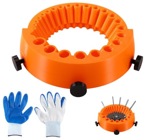 BOXOB Affilatrice Punte Trapano, ABS Smerigliatrice Punte Trapano Accessorio per Smerigliatrice Angolare di Precisione per Smerigliare Smerigliatrici da 125 mm, da 2 a 13 mm