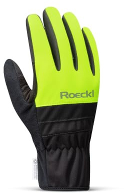 Roeckl Raiano 2 Winter Fahrrad Handschuhe lang gelb/schwarz 2026: Größe: 9