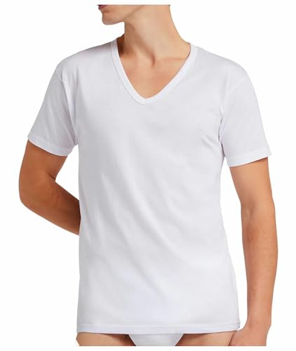 Liabel 3 t Shirt Corpo Uomo Mezza Manica Scollo a V 100% Cotone Art. 03828/53 (5/L)