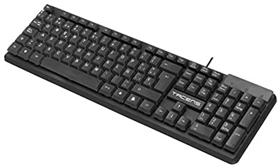 TACENS ANIMA AK0, Teclado Profesional Membrana, Pulsación Optimizada, Diseño Ecológico, USB 2.0, Mac/Linux/Windows, Idioma Español