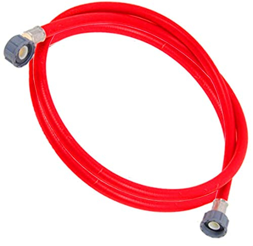 FindASpare Universal Washing Machine/Dishwasher Extra Long Hot Fill Red Inlet Hose 2.5m