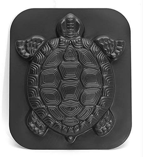 LIANYG Gehweg Schablonen Turtle Form Gartenweg Pflaster Mold Anpflanzung Blume Beton Zement-Hersteller Decor Praktische Betrieb Einfache Conveninently Betonformen (Color : 40x34x3.8cm B)