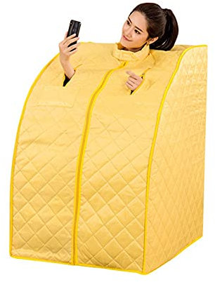 Far Infrared Sauna Portable Heater Sauna Box Indoor Folding The New Upgrade Sauna Steam Cabin Heating Plates Multifunctional Energy Stone Adjustable Temperature And Time ( Size : Luxury models )