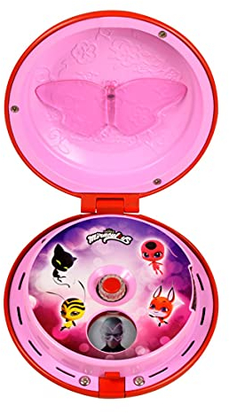 Bandai Miraculous Ladybug Yoyo Kommunikator, Zubehör im Marienkäfer-Stil, Spielzeugtelefon für lustige Rollenspiele, Miraculous: Tales Of Ladybug & Cat Noir (Geschichten von Ladybug und Cat Noir), Kinderspielzeug für Verkleidungsspiele, Geschenk im Marienkäfer-Stil, englische Version