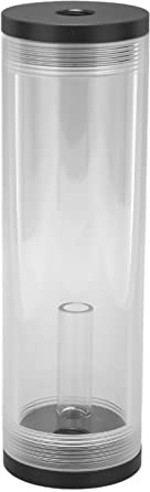 Zunate Réservoir de Réservoir de Refroidissement par Eau G1/4 Filetage PC CPU Liquide Réservoir avec 3 Trous, Système de Refroidissement par Eau de Dissipation Thermique en Acrylique