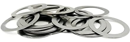 Ctongrun-Rondelles d'arrêt M13 M14 M15-M45 épaisseur 0.1mm-1.0mm rondelles de calage en acier inoxydable rondelle plate Ultra mince, Anticorrosion et antirouille(10Pcs M16x22x0.1)