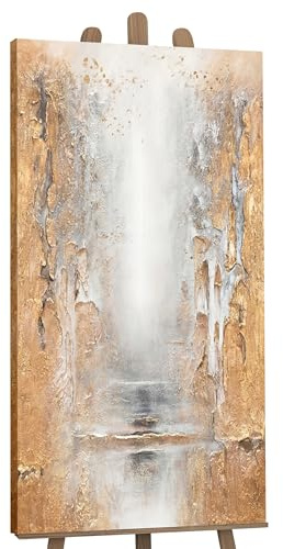 YS-Art Luxus XXL Abstrakt Acrylbild Klassisch 2 handgemalt Design Bild