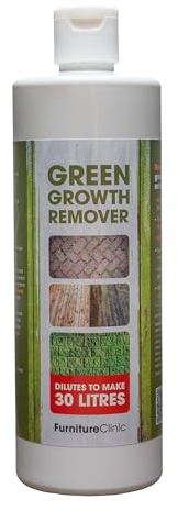 Patio Cleaner Concentrate Makes 30L - Removes Green Staining - Great for Patios and Decking, Driveways and Roofs - Green Growth Remover (500 ml)