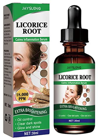 Olio essenziale di radice di liquirizia per la cura del viso – 30 ml Nourishing and Brightening Skin Hydrating Protection per una pelle radiosa e radiosa Hongjingda