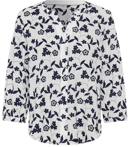 BRAX dam Style.velia Embroidered Cotton Blus