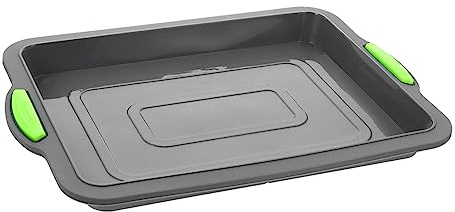Amosfun Molde Para Hornear Pan y Pasteles Molde Reutilizable De Gran Capacidad Para Hornear El Horno