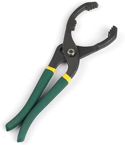 Ölfilterzange, 24 cm Verstellbarer Ölfilterschlüssel, Ölfilter-Entfernungswerkzeug, für Von Ø 40mm Bis Ø 150mm，Autos, Motorräder