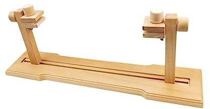 PHENOFICE Holz Kreuzstichrahmen Ständer Stickständer Verstellbarer Stickhalter Für Runde Und Quadratische Stickrahmen Bis Nähen Werkzeug
