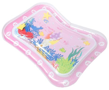 CATIEBYE Wassermatte Für Junge Mädchen Aufblasbare Spielmatte Mit Wasser Wassergefüllte Bauchzeitmatte Für Kleinkinder Robuste Meerestier-muster