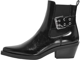 ONLY, Onlamie-1 Buckle Boot Mujer, Negro, 40 EU, Negro, 40 EU