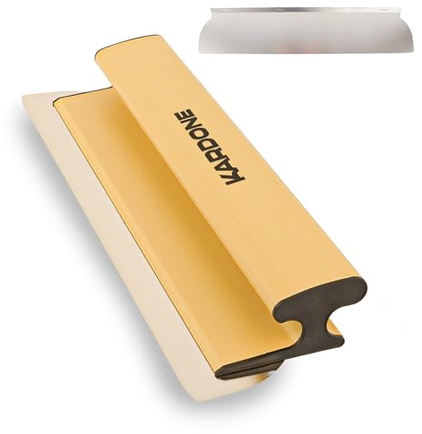 Kardone Lisseuse Enduit 45cm Spatule de lissage Mur et Plafond, Couteau à Enduire Professionnel, Parfait Liss, Finition Lisse Garantie avec Lame INOX Interchangeable