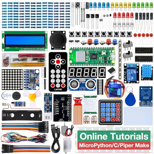 LAFVIN Ultimate Starter Kit per Raspberry Pi Pico W, Progetti con LCD1602, Buzzer con Tutoria