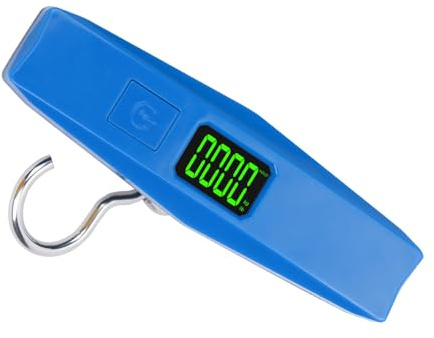 Balance numérique haute précision 50 kg avec écran LCD et conversion d'unité, balance de voyage pour bagages, valises, poignée antidérapante électronique pour voyage