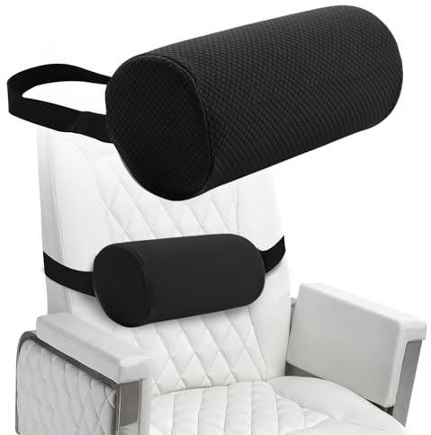 CharmBurst Lordosenstütze Auto & Stuhl, Coussin Lombaire Coussin Dos Court, Coussin lordosique orthopédique avec revêtement & Sangle, Bloc de Disque intervertébral suppor