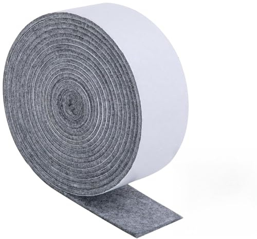 Pipe Wrap Insulation Tape 16.4FtX2.4 inch Self-Adhesive Heavy Duty Felt Tape for Winter Freeze Protection Reduce Outdoor Indoor Cold Hot Water Pipes Protecting Hardwood Floor Chair Table Sofa Legs