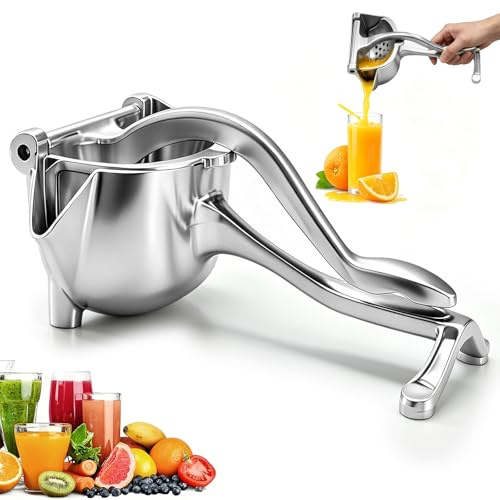 Presse Agrumes Manuel,Supérieure en Aluminium,Presse Orange Manuel de 280ml | Presse Agrumes Citron Manuel,Extracteur De Jus Manuel à Levier Avec Poignée Ergonomique pour Bar, Cuisine, Restaurant