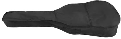 JHSDHYD gitarrväska akustisk gitarrväska basfodral oxfordtyg bärinstrument bärande Gig resväska presenningspåse vattentät förvaring barn behållare, Svart, 105x40cm, En stil