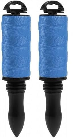 HÖGERT TECHNIK - Maurerschnur auf Spule, Maurerschnur blau, Reißfest und elastisch, Bauschnur auf Spule, Pflasterschnur auf Spule, Ø 1,5 mm, 100 Meter lang (Packung mit 2)
