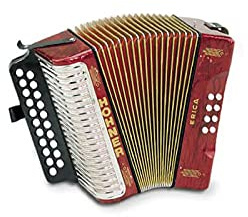 Hohner Folk Line Erica Compact Button Accordion (Red)
