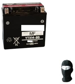 Compatible con BMW R GS Adventure (K51) 1200 2014-2018 BATERÍA YTX14-BS YUASA (SELLADA Completa Y Lista) BATERÍAS 12V / 12AH para Motocicleta Scooter ESPECIFICACIÓN 150X87X145MM
