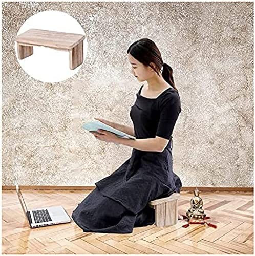 OUTS Faltbare Meditationsbank, Kniehocker Für Zen-Meditationshaltung, Yoga-Bank Für Längeres Üben, Yoga-Bank Aus Holz, Meditationshocker, Moderner Klappbarer Gebetshocker,Pleasant63