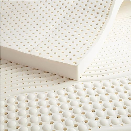 ARyako 100% Natur-Latex Matratze Gleichmäßige Wärmeableitung,Comfort Foam Mattress 7-Zone Assembly, Mattress Made of Comfort Foam - Washable Cover,5cm,80x200cm(31x79in)