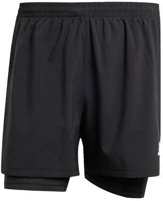 adidas Men's Own The Run Climacool 2in1 Short, Black, S