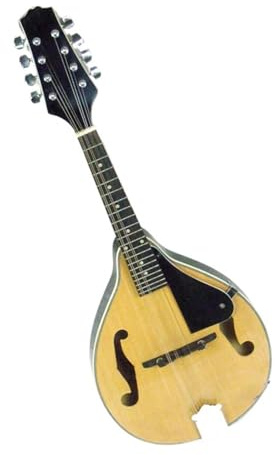 Erwachsene Mandoline-Instrument Mandoline Instrument Handwerkskunst Fichte Mandoline Acht-Saiter Mandoline Instrument Holz Farbe