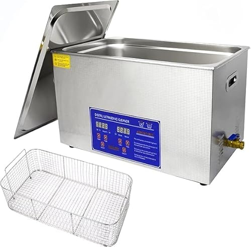 2L/3L/6L/10L Ultrasonic Cleaner Ultrasonic Device Stainless Steel with Heating Digital Timer Ultra Sonic Jewelry Cleaner (10L)